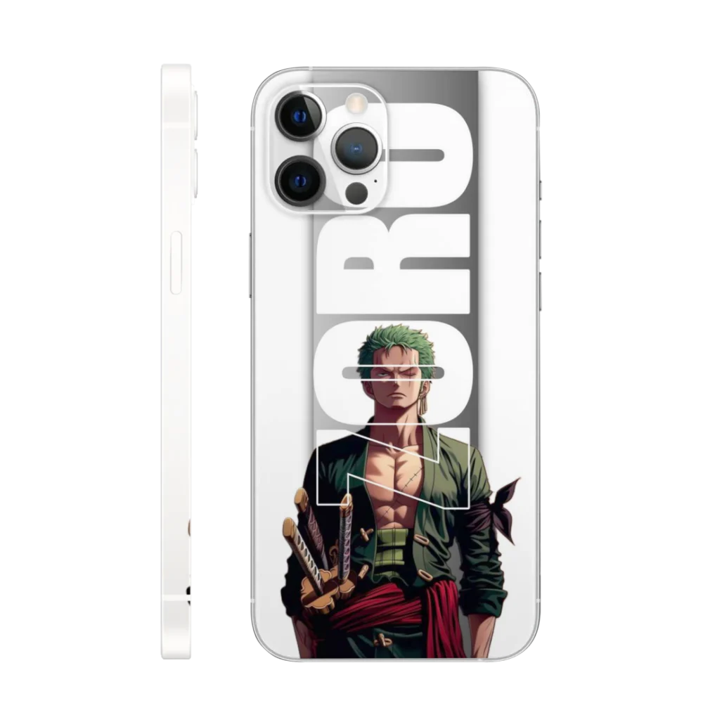 WK Anime 10 Zoro Typography Mobile Skin