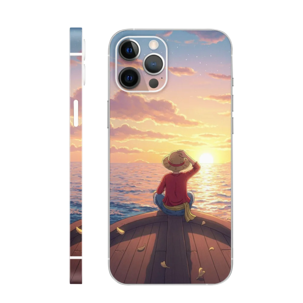 WK Anime 31 Luffy Sunset Calm Mobile Skin