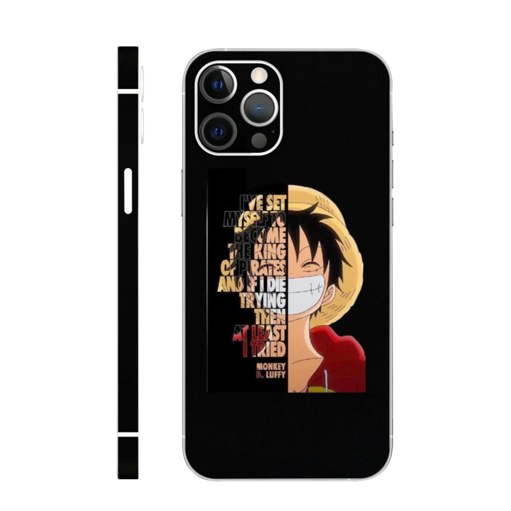Luffy Half Face Mobile Skin