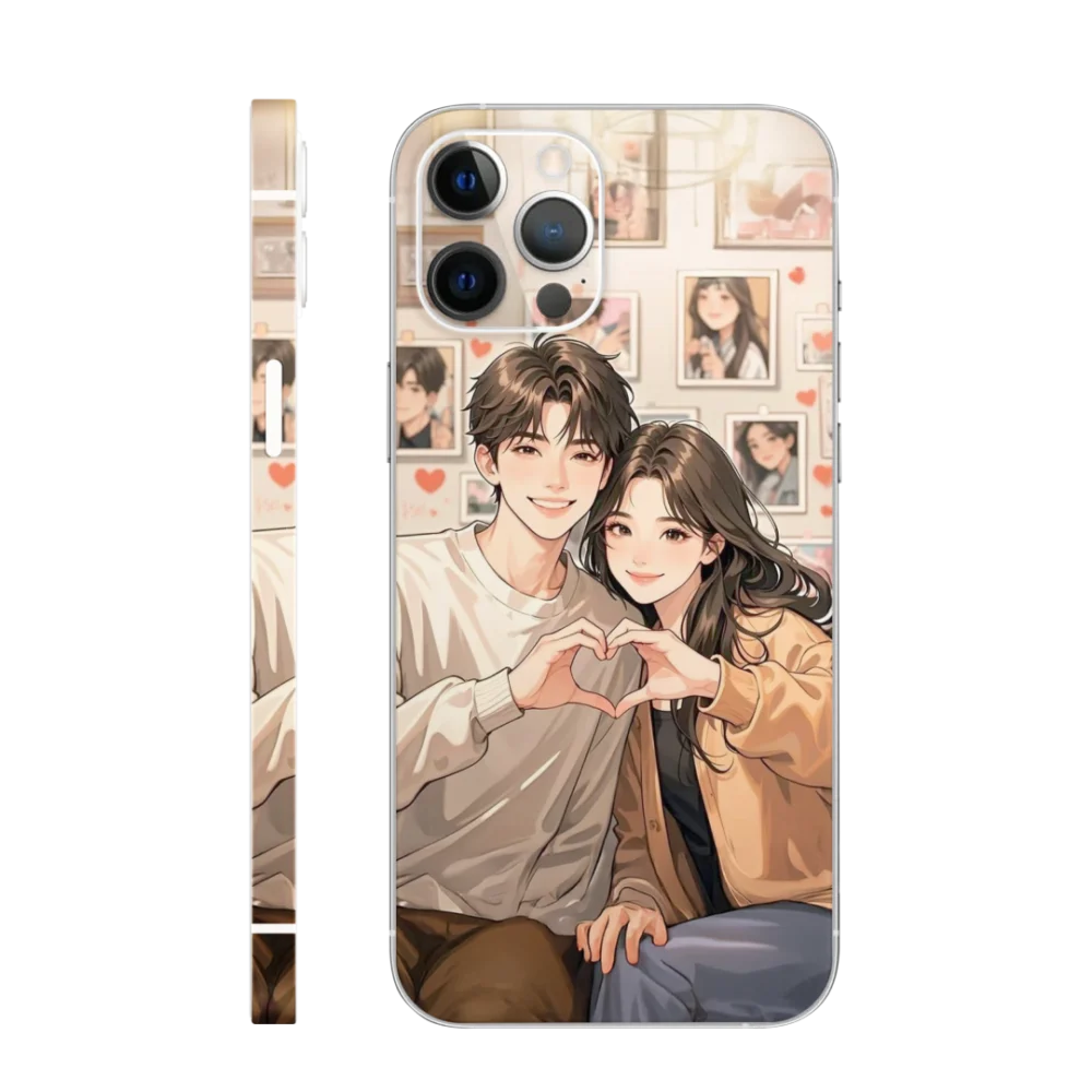 Cute Couple Mobile Skin