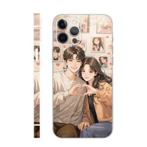 Cute Couple Mobile Skin