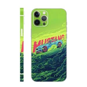 WK Car 19 Yellow Neon Porsche Mobile Skin