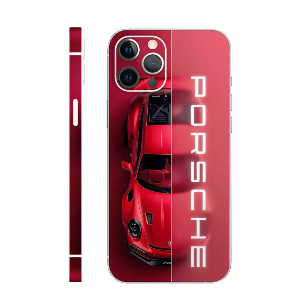 Red Porsche Mobile Skin