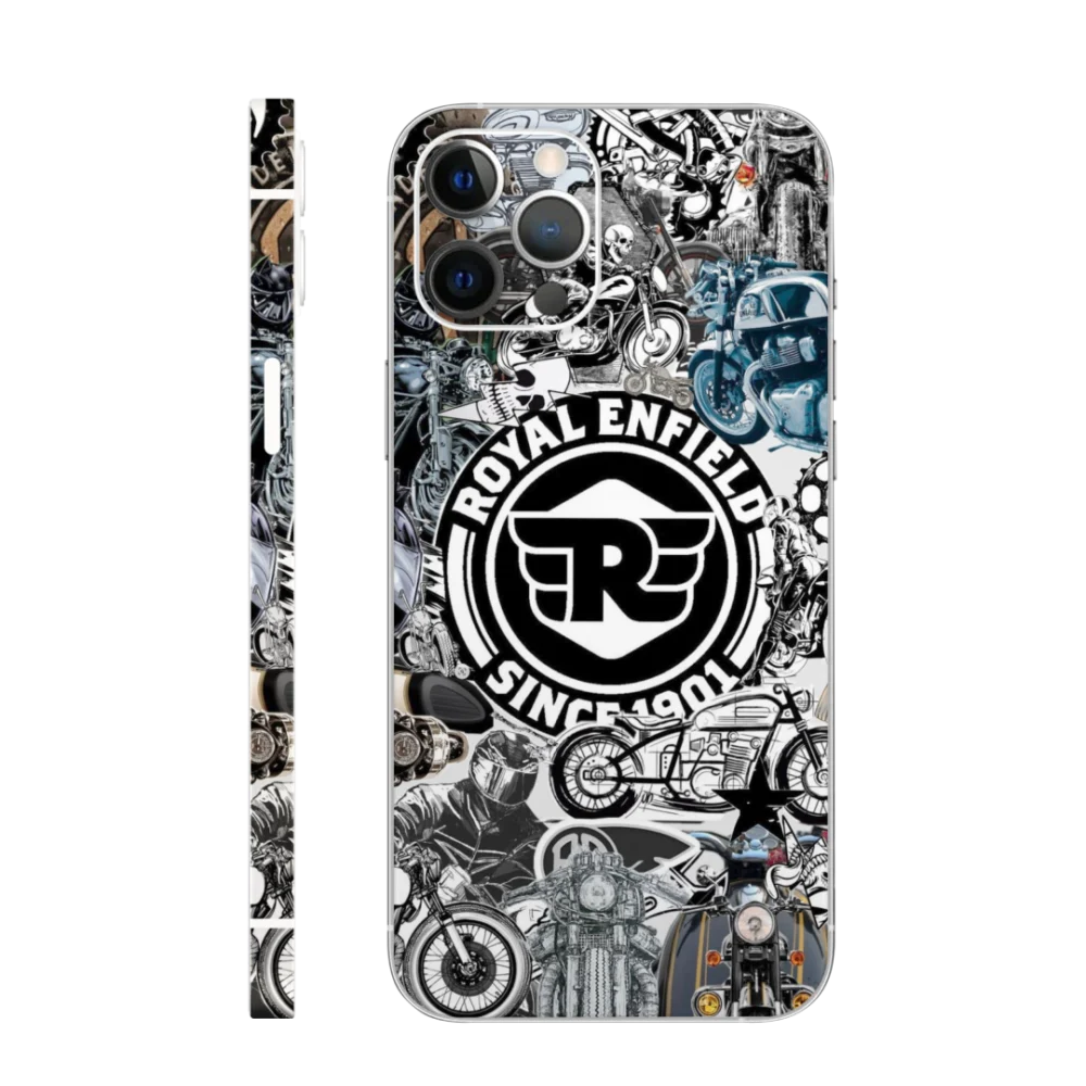 Royal Enfield Collage Mobile Skin