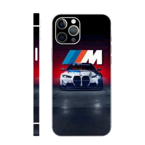 Retrowave Porsche mobile skin