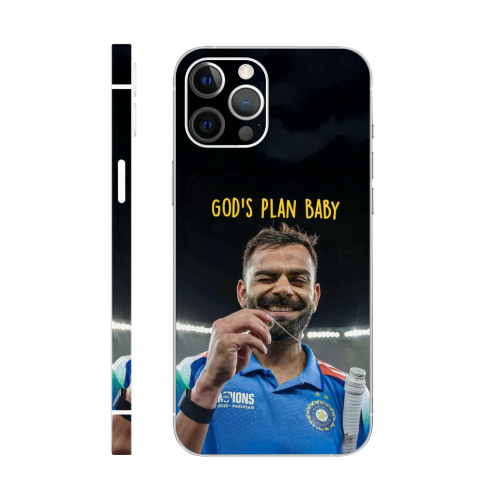 WK-Cricket-9 Virat Kohli God's Plan Baby Mobile Skin