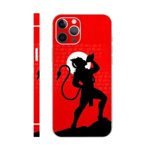 WK God 1 Red Background Hanuman Mobile Skin
