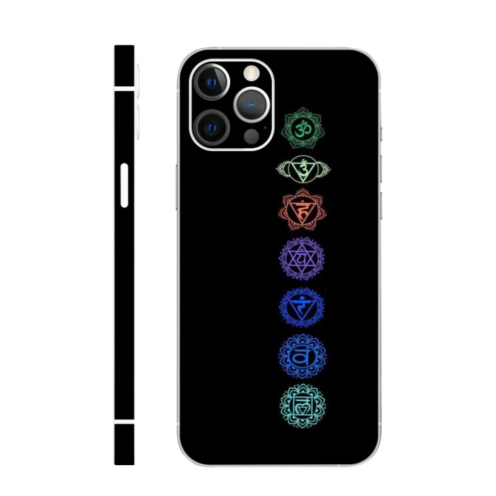 Chakra Energy Symbols Mobile Skin