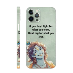 WK God 106 Krishna Quote Art Mobile Skin