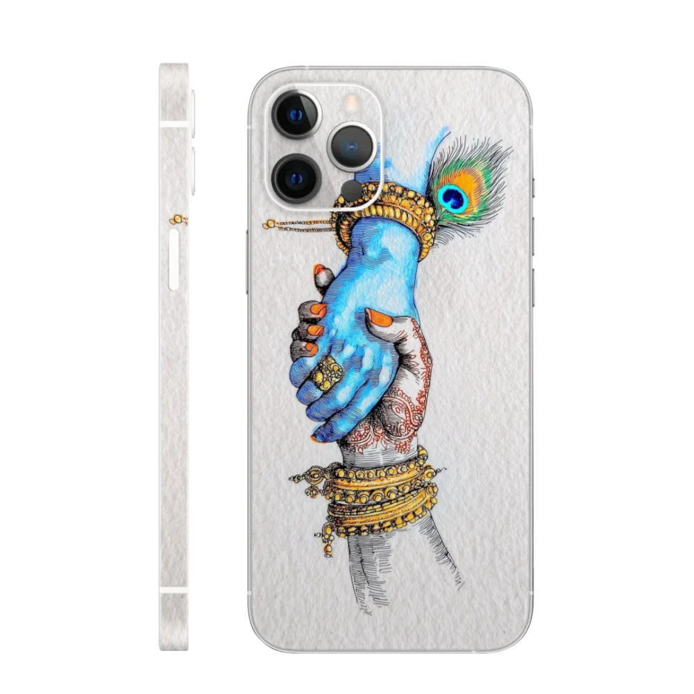 Krishna Hand Blessing Mobile Skin