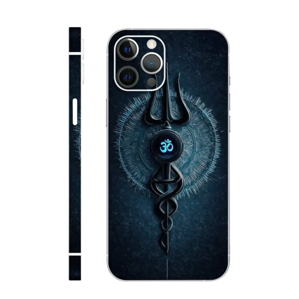 WK God 14 Trishul with Om Mobile Skin