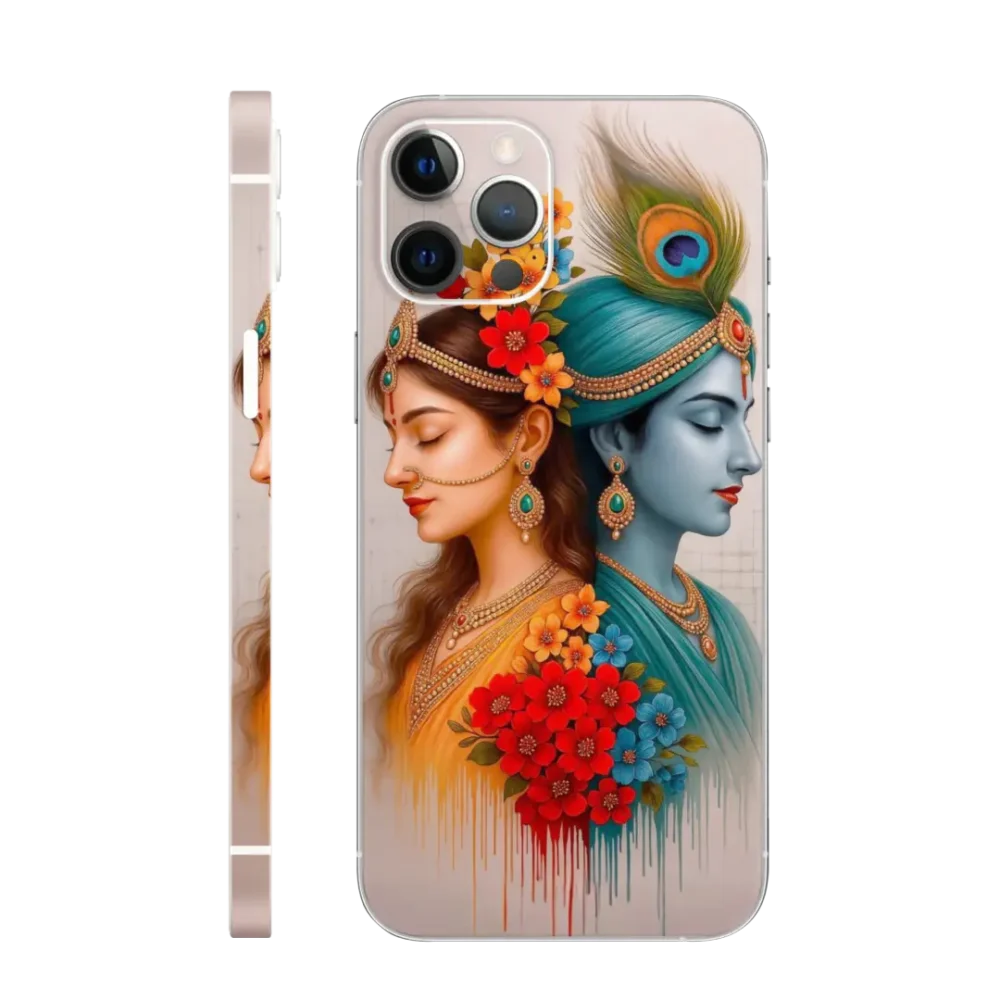 WK God 15 Colorful Radha Krishna Mobile Skin