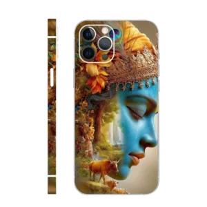 WK God 22 Krishna Double Exposure Mobile Skin