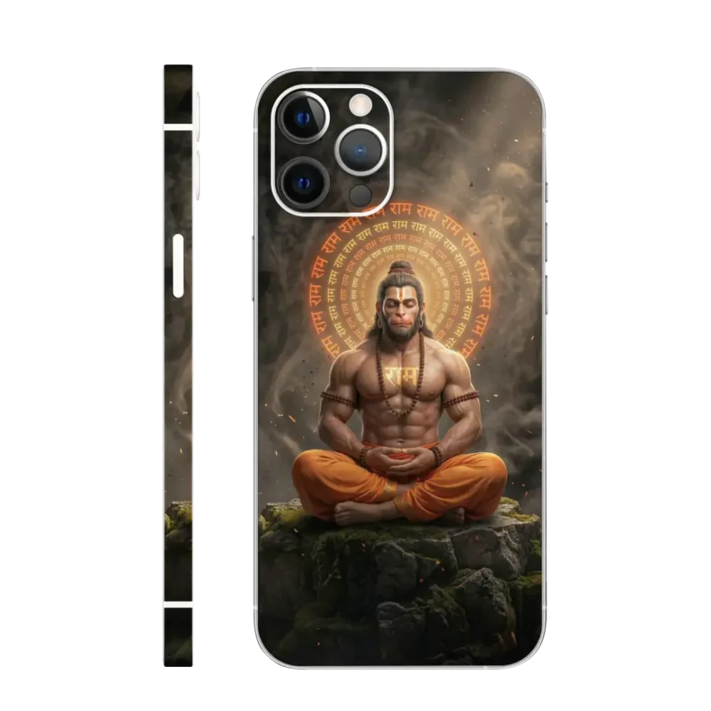 Hanuman on Rock Mobile Skin
