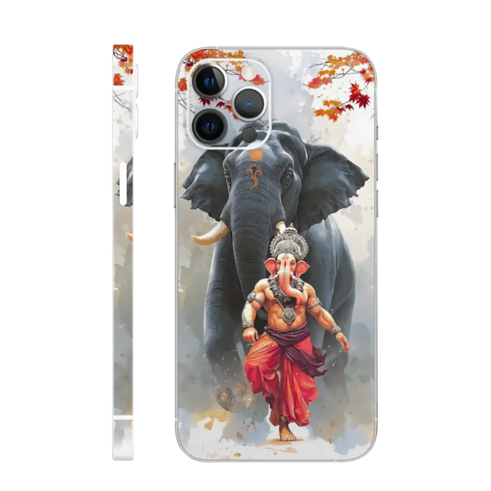 Ganesha and Elephant Mobile Skin