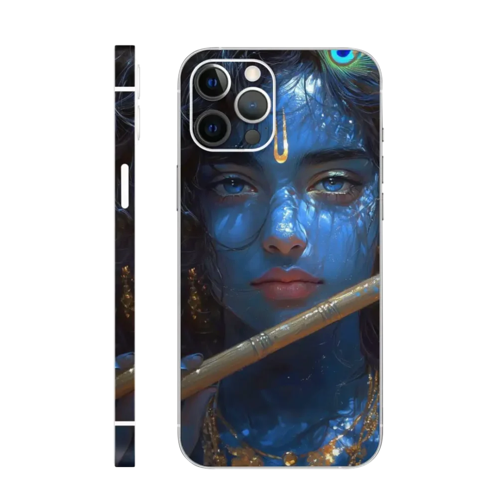 Blue Krishna Mobile Skin