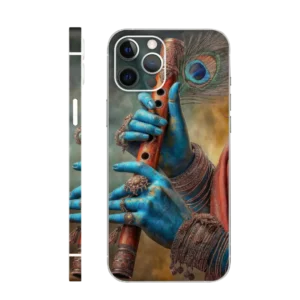 WK God 45 Krishna Hands playing flute mobile skin