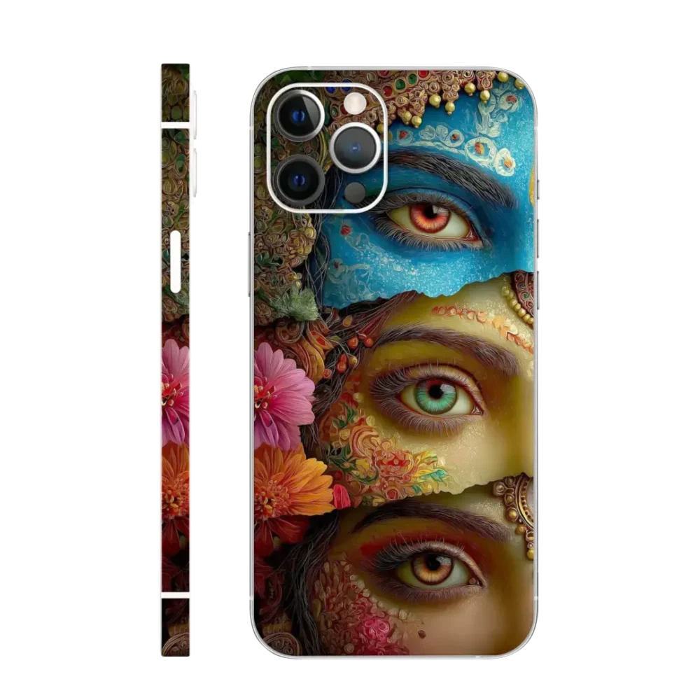 Divine Eyes Collage Mobile Skin