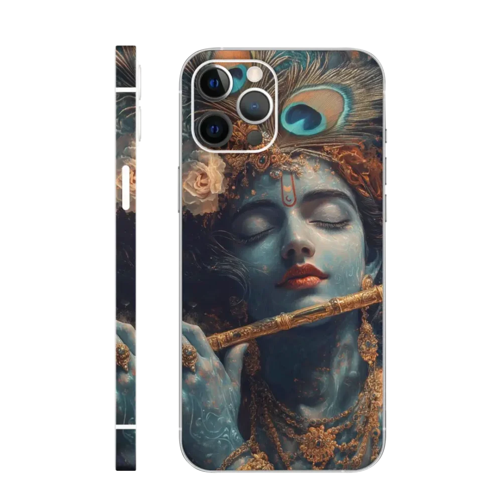 WK God 51 Divine Flute Krishna Mobile Skin
