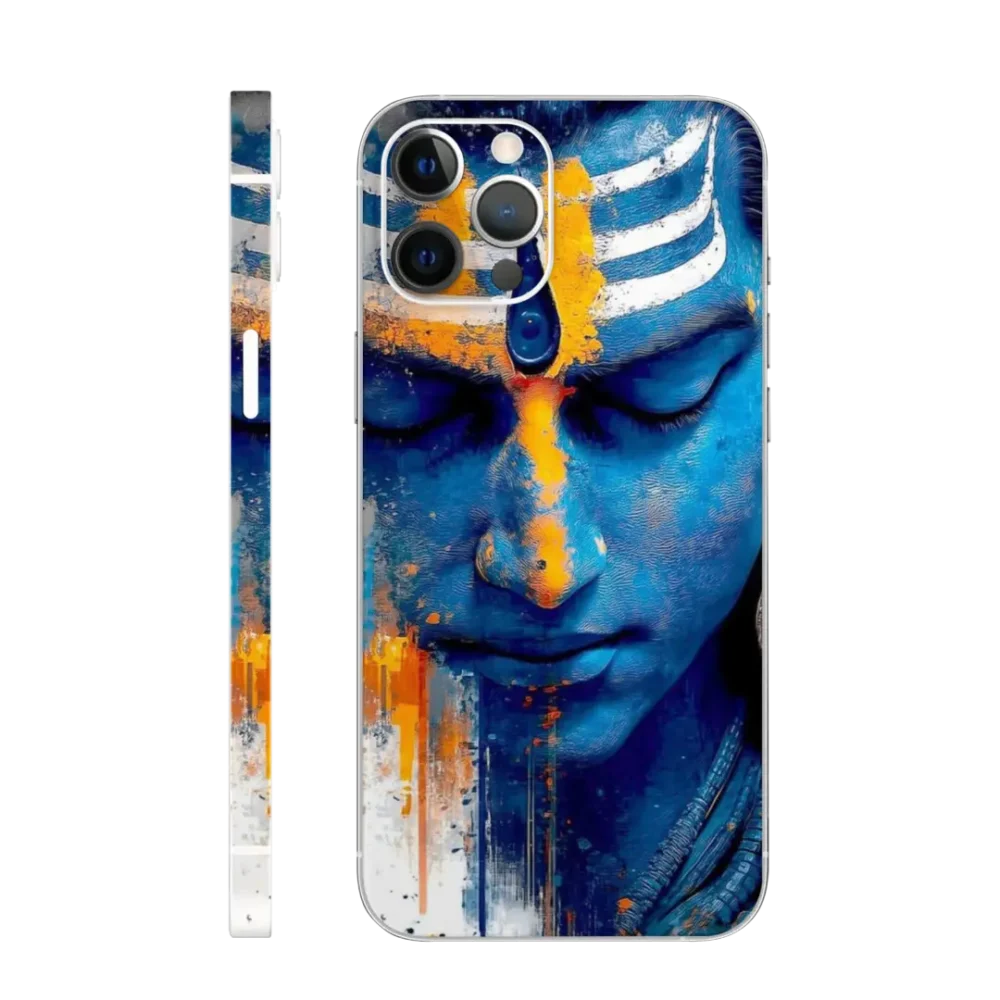 WK God 8 Blue shiva Mobile Skin