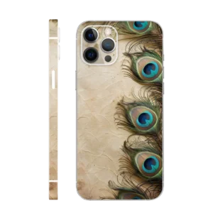 Peacock Feather Mobile Skin