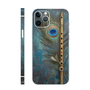 WK God 99 Krishna Flute Feather Mobile Skin