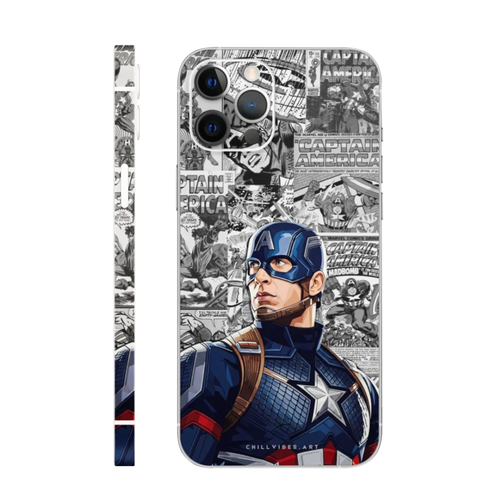 WK Superhero 2 Captain Comic Mobile Skin