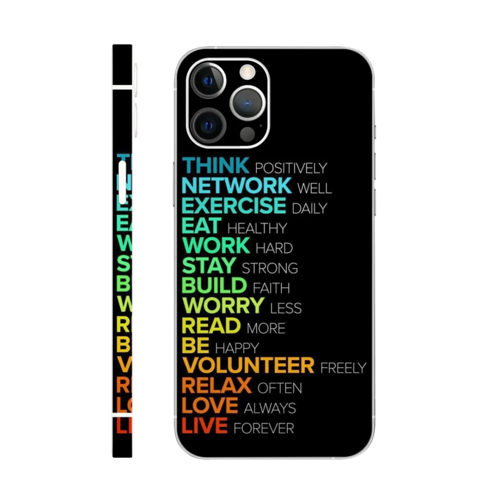 WK quotes 10 Positive Life Rules Mobile Skin