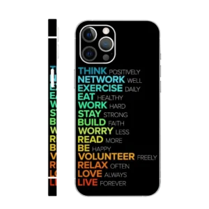 WK quotes 10 Positive Life Rules Mobile Skin