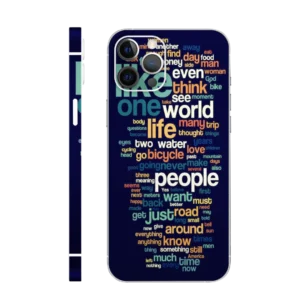 WK quotes 15 Life Word Cloud Mobile Skin